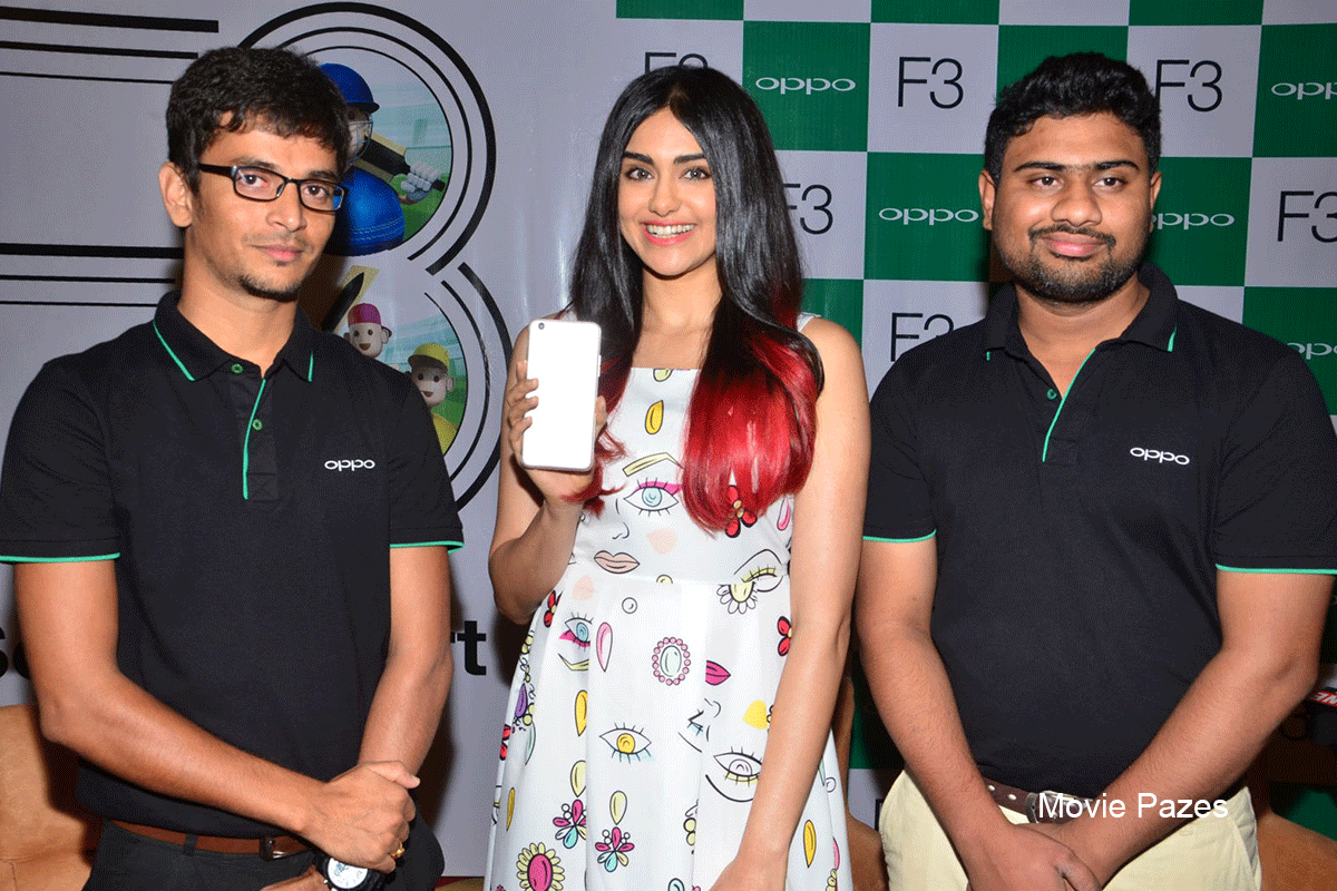 oppo-f3-inaugurated-by-adah-sharma